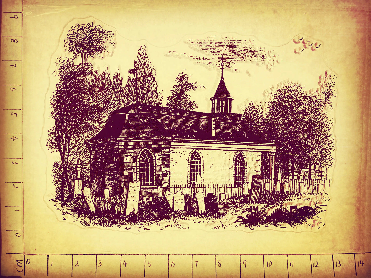 Vintage Christmas Clear Stamps 14x10cm - Holiday Scrapbooking Set