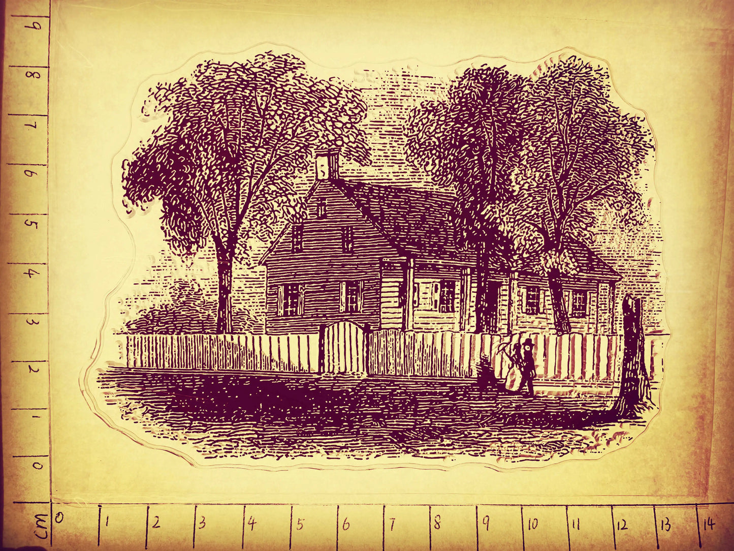 Vintage Christmas Clear Stamps 14x10cm - Holiday Scrapbooking Set