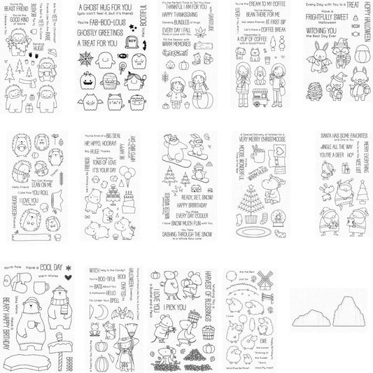 Halloween Metal Cutting Dies Set - Scrapbook Craft Dies & Stamps