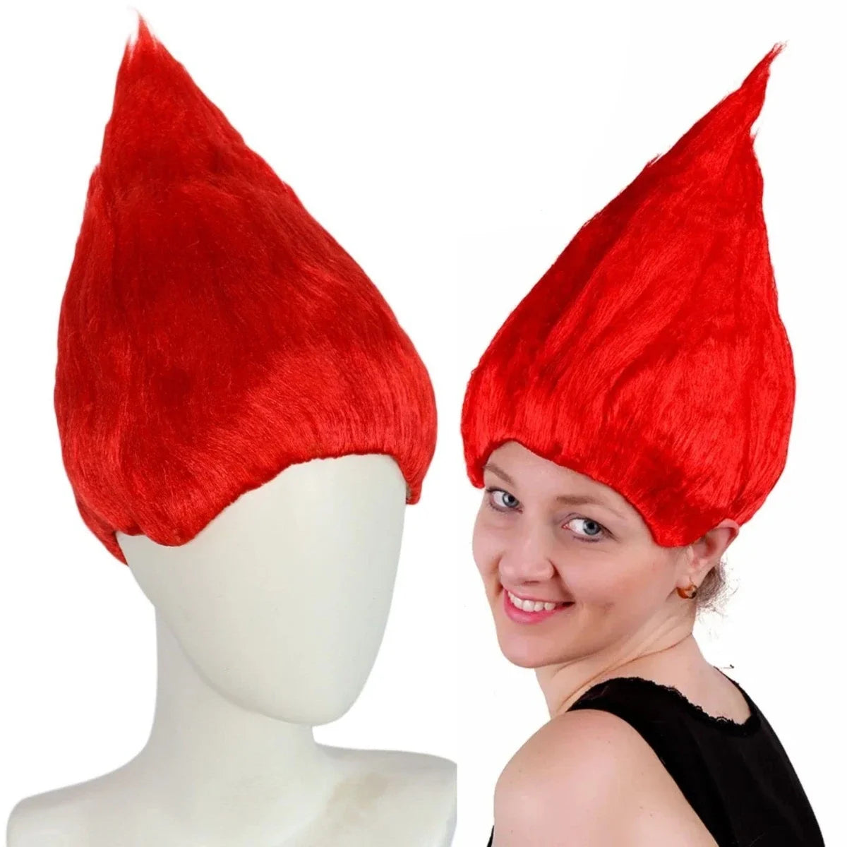 Purple Spiky Troll Wig - Colorful Cosplay Hair for Halloween & Parties