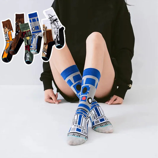 1 pair Autumn Winter Anime Socks Movie Men socks Cosplay Socks Skateboard sock Long Casual versatile Novelty Women's Socks 37-45